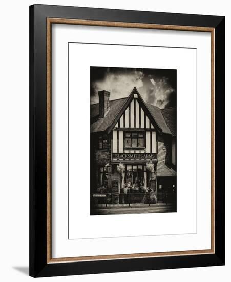 UK Cottage - The Blacksmiths Arms - St Albans - Hertfordshire - London - UK - England-Philippe Hugonnard-Framed Art Print