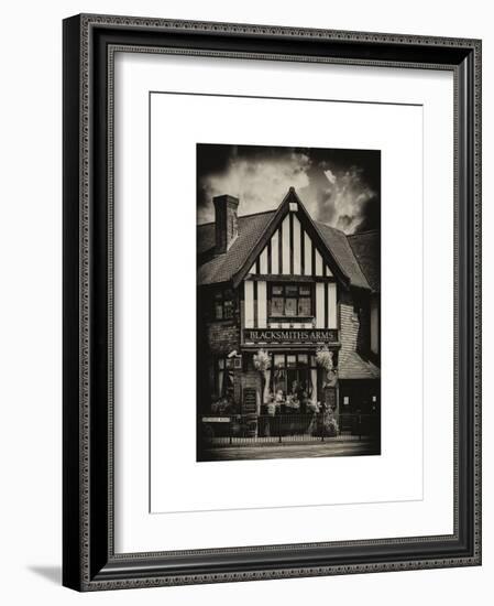 UK Cottage - The Blacksmiths Arms - St Albans - Hertfordshire - London - UK - England-Philippe Hugonnard-Framed Art Print