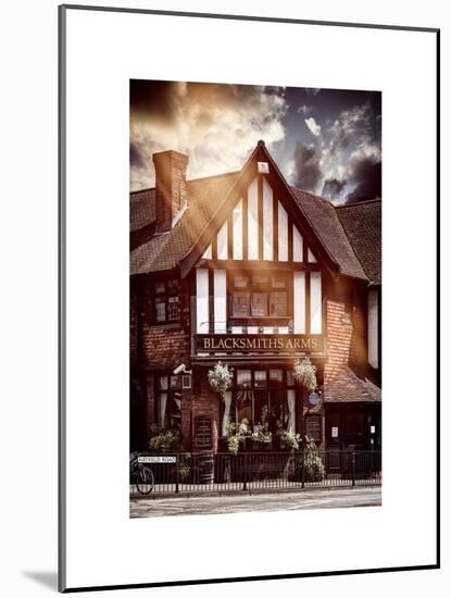 UK Cottage - The Blacksmiths Arms - St Albans - Hertfordshire - London - UK - England-Philippe Hugonnard-Mounted Art Print