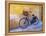 UK, England, Cambridge, Clare College, Bicycle-Alan Copson-Framed Premier Image Canvas