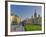 UK, England, Cambridge, King's Parade and King's College on Right-Alan Copson-Framed Photographic Print