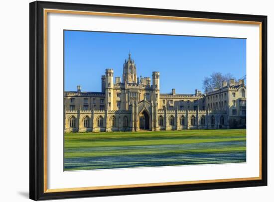 Uk, England, Cambridge, University of Cambridge, St. John's College-Alan Copson-Framed Photographic Print