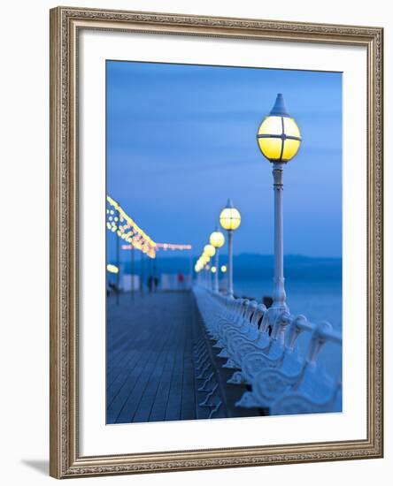 UK, England, Devon, Torbay, Torquay, Torquay Princess Pier-Alan Copson-Framed Photographic Print