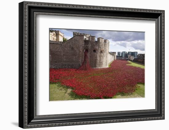 Uk, England, London. Blood Swept Lands and Seas of Red-Katie Garrod-Framed Photographic Print