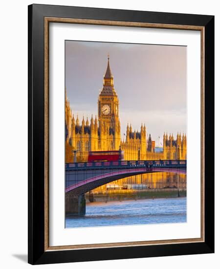 Uk, England, London, Houses of Parliament, Big Ben-Alan Copson-Framed Photographic Print