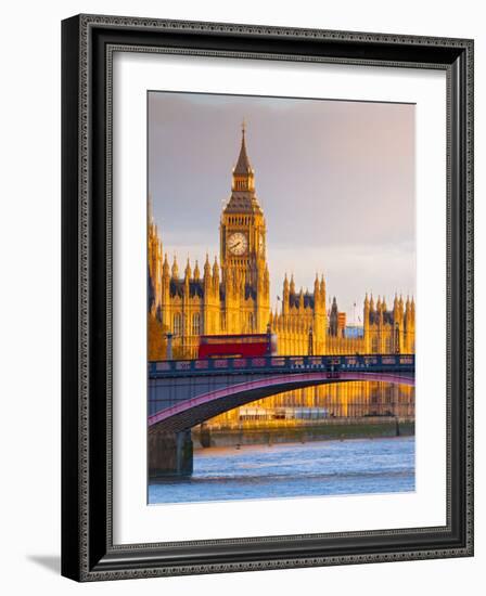 Uk, England, London, Houses of Parliament, Big Ben-Alan Copson-Framed Photographic Print