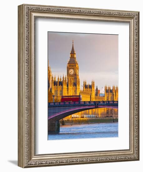 Uk, England, London, Houses of Parliament, Big Ben-Alan Copson-Framed Photographic Print