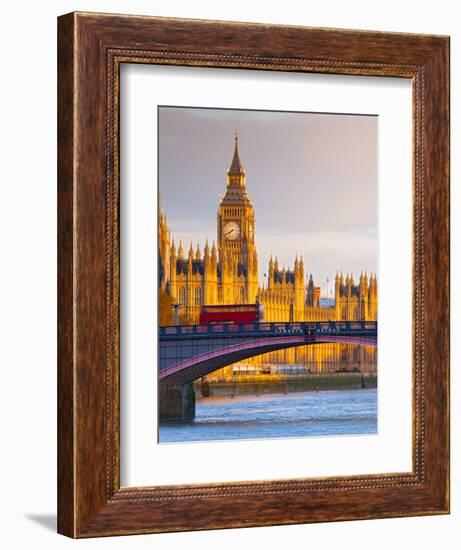 Uk, England, London, Houses of Parliament, Big Ben-Alan Copson-Framed Photographic Print