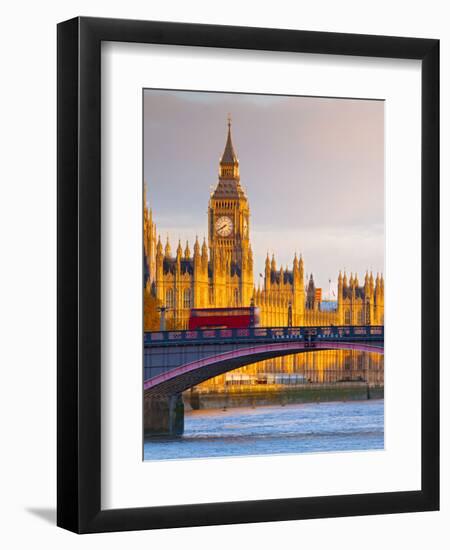 Uk, England, London, Houses of Parliament, Big Ben-Alan Copson-Framed Photographic Print