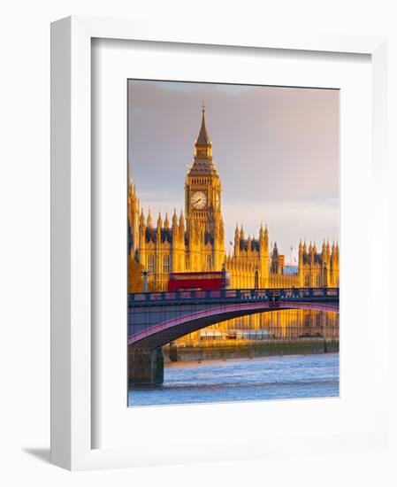 Uk, England, London, Houses of Parliament, Big Ben-Alan Copson-Framed Photographic Print