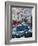 UK, England, London, Regent Street, Taxis and Union Jack Flags-Alan Copson-Framed Photographic Print