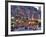 UK, England, London, Regent Street, Taxis and Union Jack Flags-Alan Copson-Framed Photographic Print