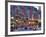 UK, England, London, Regent Street, Taxis and Union Jack Flags-Alan Copson-Framed Photographic Print