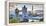 UK, England, London, River Thames, Tower Bridge and the Shard, by Architect Renzo Piano-Alan Copson-Framed Premier Image Canvas