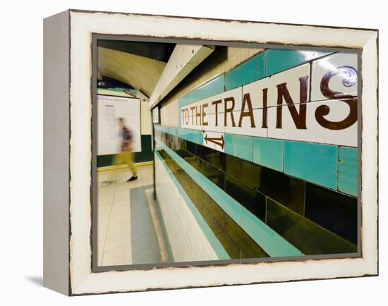 UK, England, London, Russell Square Underground Station-Alan Copson-Framed Premier Image Canvas