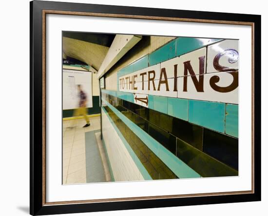 UK, England, London, Russell Square Underground Station-Alan Copson-Framed Photographic Print