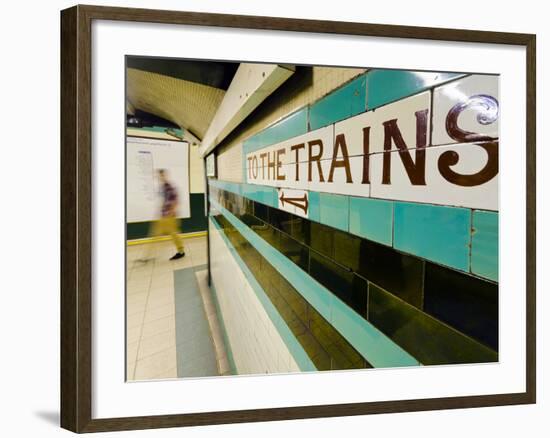 UK, England, London, Russell Square Underground Station-Alan Copson-Framed Photographic Print