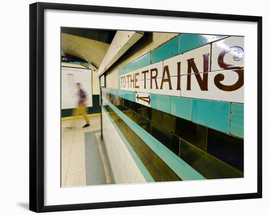 UK, England, London, Russell Square Underground Station-Alan Copson-Framed Photographic Print