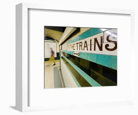 UK, England, London, Russell Square Underground Station-Alan Copson-Framed Photographic Print