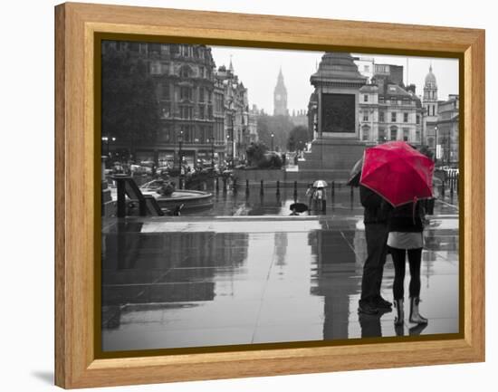 Uk, England, London, Trafalgar Square-Alan Copson-Framed Premier Image Canvas