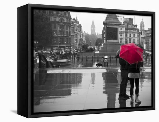 Uk, England, London, Trafalgar Square-Alan Copson-Framed Premier Image Canvas