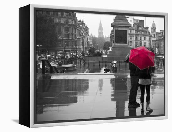 Uk, England, London, Trafalgar Square-Alan Copson-Framed Premier Image Canvas