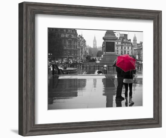 Uk, England, London, Trafalgar Square-Alan Copson-Framed Photographic Print