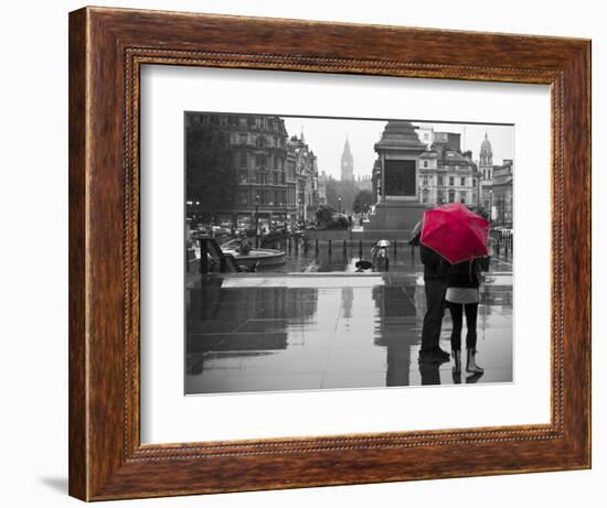 Uk, England, London, Trafalgar Square-Alan Copson-Framed Photographic Print