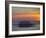 UK, England, Sussex, Brighton, Boat Sailing Past Remains of Brighton West Pier at Sunset-Jane Sweeney-Framed Photographic Print