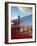 Uk, London, Trafalgar Square, Nelson's Column and Blurred Bus-Alan Copson-Framed Photographic Print