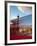 Uk, London, Trafalgar Square, Nelson's Column and Blurred Bus-Alan Copson-Framed Photographic Print