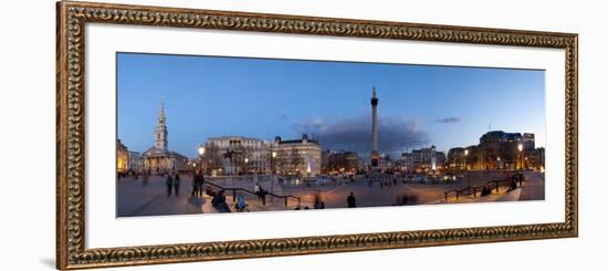 Uk, London, Trafalgar Square-Alan Copson-Framed Photographic Print