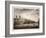 UK, London, Wharf at Westminister Bridge-Jacques-Laurent Agasse-Framed Giclee Print