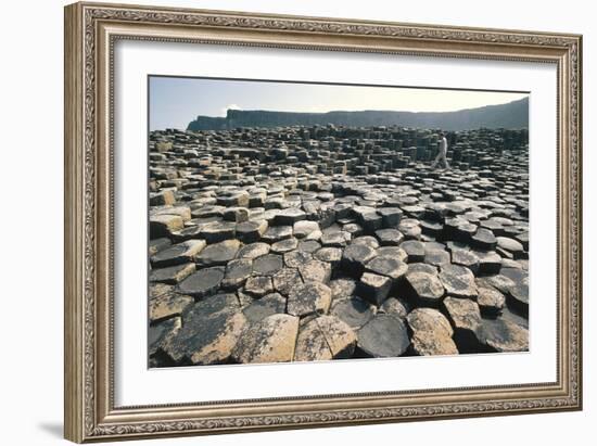 UK, Northern Ireland, County Antrim, Giant's Causeway, Basaltic Prisms-null-Framed Giclee Print