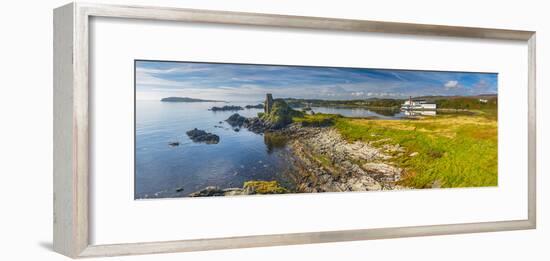 UK, Scotland, Argyll and Bute, Islay, Lagavulin Bay, Lagavulin Whisky Distillery-Alan Copson-Framed Photographic Print