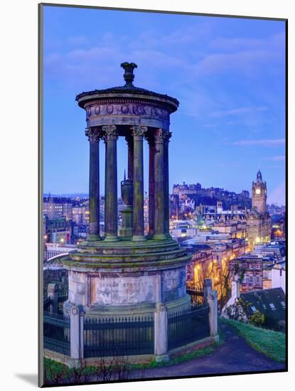 UK, Scotland, Edinburgh, Calton Hill, Stewart Monument-Alan Copson-Mounted Photographic Print