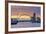 UK, Scotland, Glasgow, River Clyde, Finnieston Crane and the Clyde Arc, Nicknamed Squinty Bridge-Alan Copson-Framed Photographic Print