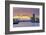 UK, Scotland, Glasgow, River Clyde, Finnieston Crane and the Clyde Arc, Nicknamed Squinty Bridge-Alan Copson-Framed Photographic Print