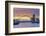 UK, Scotland, Glasgow, River Clyde, Finnieston Crane and the Clyde Arc, Nicknamed Squinty Bridge-Alan Copson-Framed Photographic Print