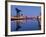 UK, Scotland, Glasgow, River Clyde, Finnieston Crane and the Clyde Arc, Nicknamed the Squinty Bridg-Alan Copson-Framed Photographic Print