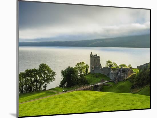 UK, Scotland, Highlands, Urquhart Castle and Loch Ness.-Karol Kozlowski-Mounted Photographic Print