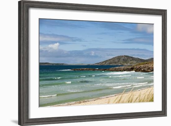 Uk, Scotland, Outer Hebrides, Harris. Ceilebost Beach-John Warburton-lee-Framed Photographic Print