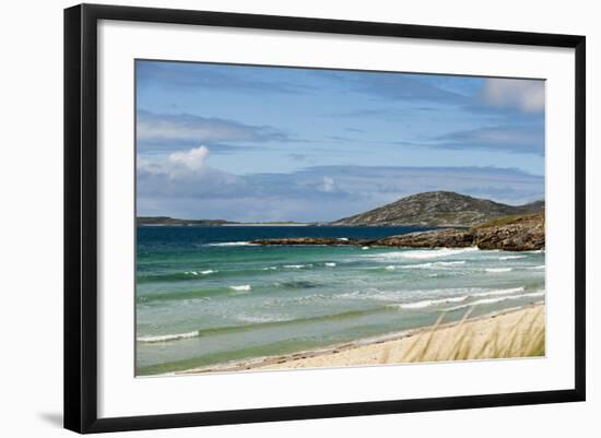 Uk, Scotland, Outer Hebrides, Harris. Ceilebost Beach-John Warburton-lee-Framed Photographic Print
