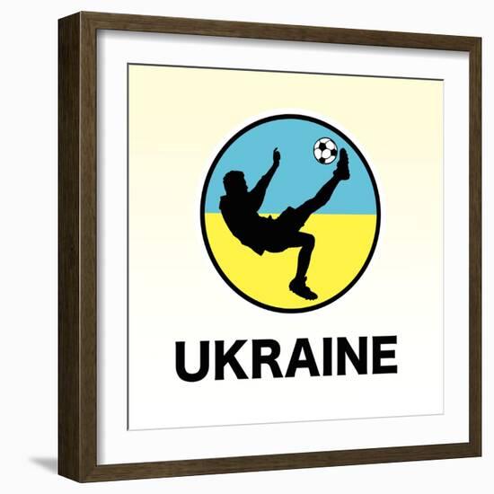 Ukraine Soccer-null-Framed Giclee Print