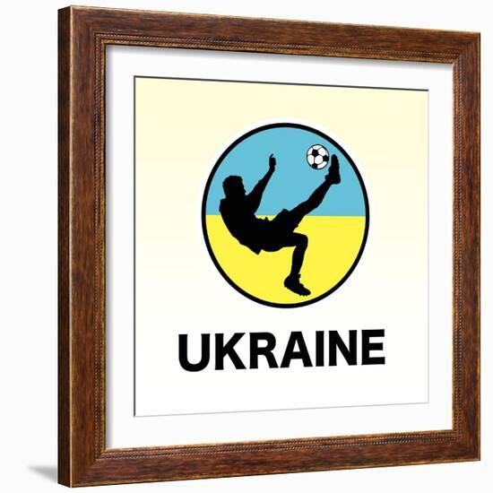 Ukraine Soccer-null-Framed Giclee Print