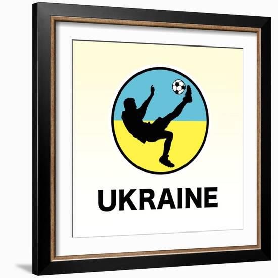 Ukraine Soccer-null-Framed Giclee Print