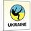 Ukraine Soccer-null-Mounted Giclee Print