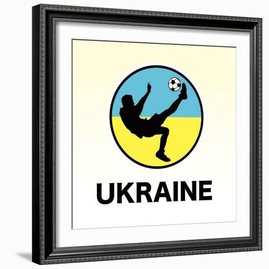 Ukraine Soccer-null-Framed Giclee Print