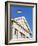 Ukrainian Flag Atop Classical Architecture, Kiev, Ukraine, Europe-Christian Kober-Framed Photographic Print