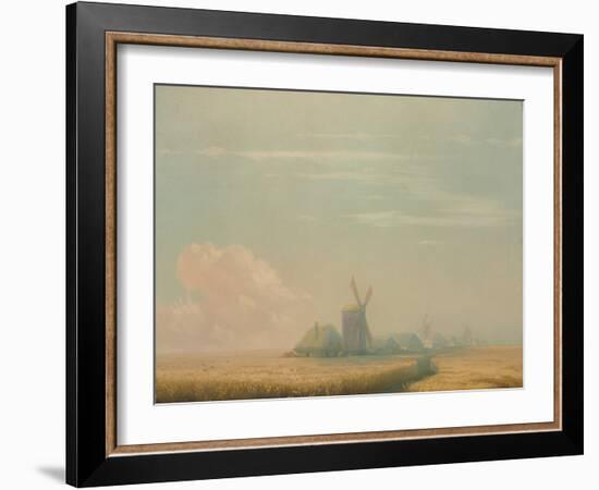 Ukrainian Harvest, 1857-Ivan Konstantinovich Aivazovsky-Framed Giclee Print